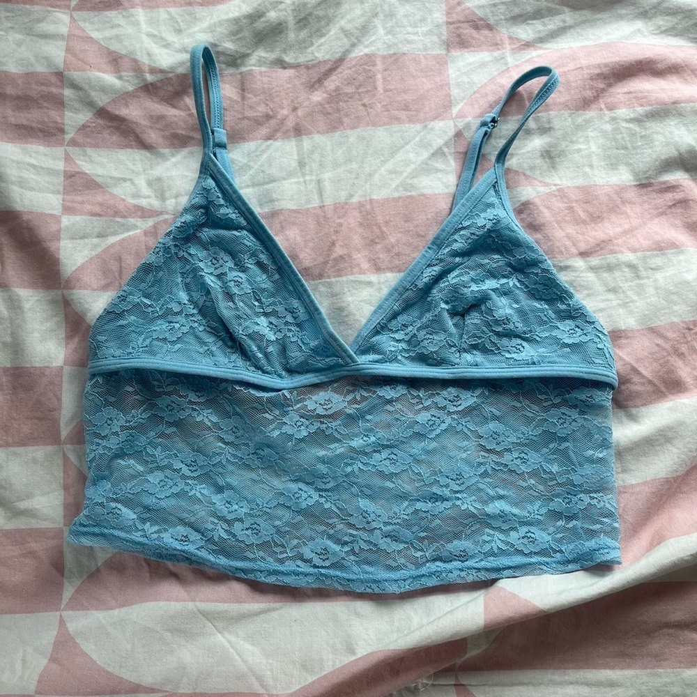 Lace top in Blue